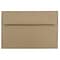 JAM Paper A9 Invitation Envelopes, 5.75 x 8.75, Brown Kraft Paper Bag, 25/Pack (LEKR875)