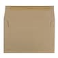 JAM Paper A9 Invitation Envelopes, 5.75 x 8.75, Brown Kraft Paper Bag, 25/Pack (LEKR875)