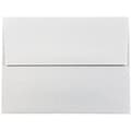 JAM Paper A2 Passport Invitation Envelopes, 4.375 x 5.75, Granite Silver Recycled, 25/Pack (CPST605)