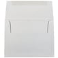 JAM Paper A2 Passport Invitation Envelopes, 4.375 x 5.75, Granite Silver Recycled, 25/Pack (CPST605)