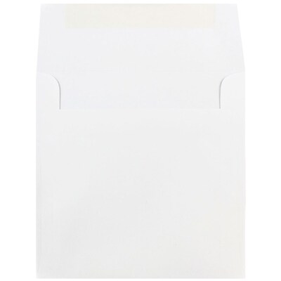 JAM Paper 8 x 8 Square Invitation Envelopes, White, 25/Pack (3992315)