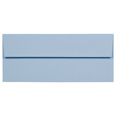 JAM Paper #10 Business Envelope, 4 1/8 x 9 1/2, Baby Blue, 25/Pack (2155778)