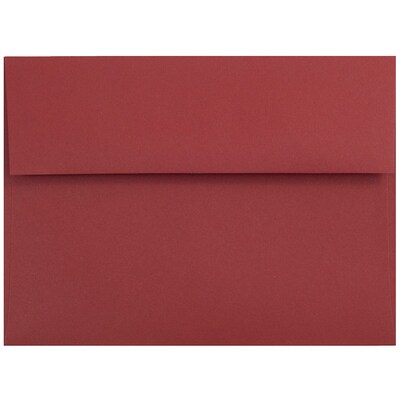 JAM Paper A7 Invitation Envelopes, 5.25 x 7.25, Dark Red, 25/Pack (31511307)