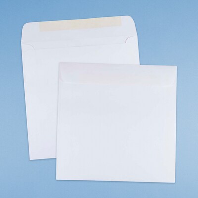 JAM Paper 8.5 x 8.5 Square Invitation Envelopes, White, 50/Pack (4231I)