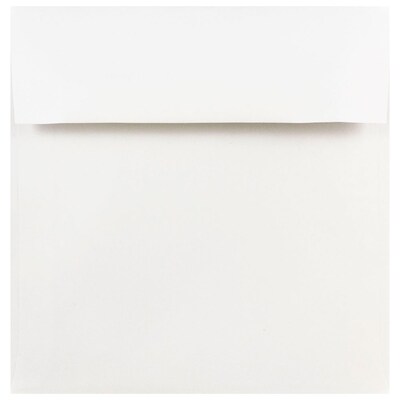 JAM Paper® 8 x 8 Square Invitation Envelopes, White, 50/Pack (3992315I)