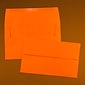 JAM Paper® A10 Colored Invitation Envelopes, 6 x 9.5, Orange Recycled, 50/Pack (95922I)