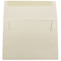 JAM Paper A6 Strathmore Invitation Envelopes, 4.75 x 6.5, Ivory Wove, 50/Pack (900913185I)