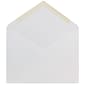 JAM Paper® A6 Invitation Envelopes with V-Flap, 4.75 x 6.5, White, 50/Pack (J0567I)