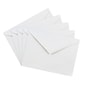 JAM Paper A6 Invitation Envelopes with V-Flap, 4.75 x 6.5, White, 50/Pack (J0567I)