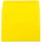 JAM Paper® A6 Colored Invitation Envelopes, 4.75 x 6.5, Yellow Recycled, 50/Pack (94531I)