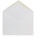 JAM Paper A6 Invitation Envelopes with V-Flap, 4.75 x 6.5, White, Bulk 250/Box (J0567H)