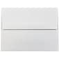 JAM Paper A2 Passport Invitation Envelopes, 4.375 x 5.75, Granite Silver Recycled, 50/Pack (CPST605I)