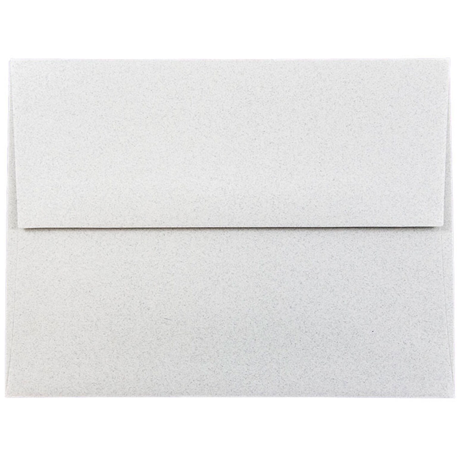 JAM Paper A2 Passport Invitation Envelopes, 4.375 x 5.75, Granite Silver Recycled, 50/Pack (CPST605I)