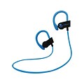 Volkano Race Series Wireless Bluetooth Stereo Earphones, Blue/Black (VK-1008-BKBL)