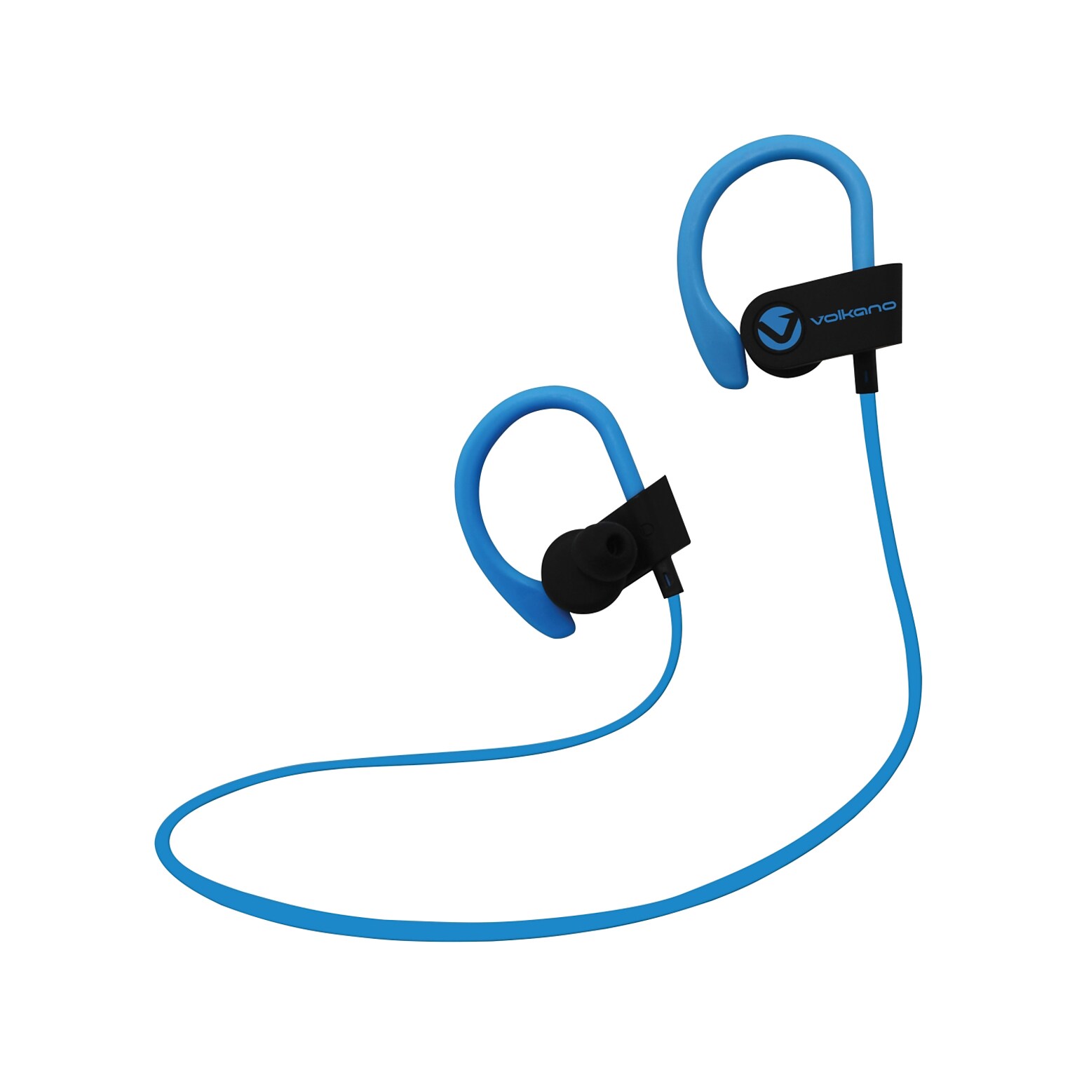 Volkano Race Series Wireless Bluetooth Stereo Earphones, Blue/Black (VK-1008-BKBL)