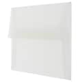 JAM Paper 4Bar A1 Translucent Vellum Invitation Envelopes, 3.625 x 5.125, Clear, 25/Pack (900797921)