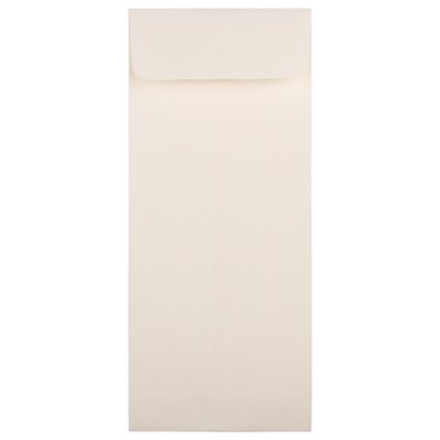 JAM Paper #11 Policy Business Strathmore Envelopes, 4.5 x 10.375, Natural White Wove, 25/Pack (90090