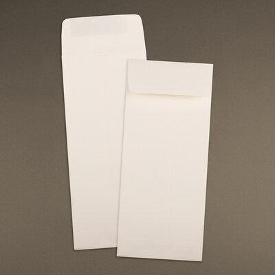 JAM Paper #11 Policy Business Strathmore Envelopes, 4.5 x 10.375, Natural White Wove, 25/Pack (900905923)