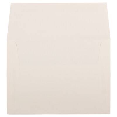 JAM Paper A7 Strathmore Invitation Envelopes, 5.25 x 7.25, Ivory Wove, 25/Pack (191188)