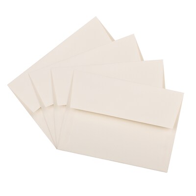 JAM Paper A7 Strathmore Invitation Envelopes, 5.25 x 7.25, Ivory Wove, 25/Pack (191188)