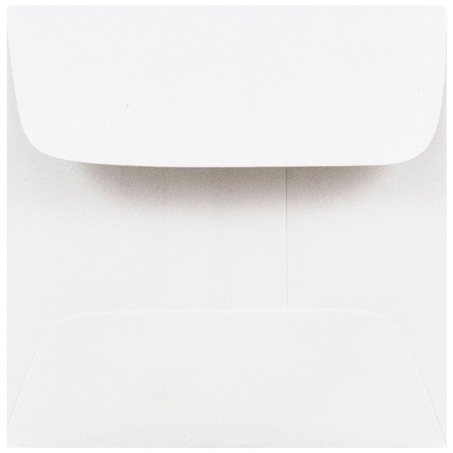 JAM Paper 2.375 x 2.375 Mini Square Envelopes, White, 25/Pack (203642)