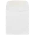 JAM Paper 2.375 x 2.375 Mini Square Envelopes, White, 25/Pack (203642)