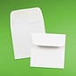 JAM Paper 2.375 x 2.375 Mini Square Envelopes, White, 25/Pack (203642)