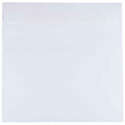 JAM Paper 8.5 x 8.5 Square Invitation Envelopes, White, 25/Pack (4231)