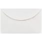 JAM PAPER Gummed 2Pay Mini Envelopes, 2 1/2" x 4 1/4", White, 100/Pack (201215a)