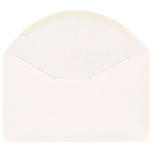 JAM PAPER Gummed 2Pay Mini Envelopes, 2 1/2 x 4 1/4, White, 100/Pack (201215a)