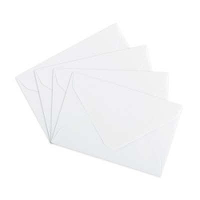 JAM Paper Mini Currency Envelope, 2 3/4" x 3 3/4", White, 100/Pack (201246A)