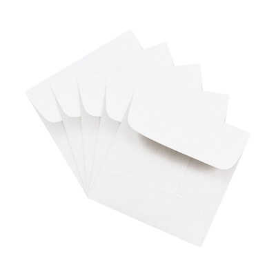 JAM Paper 2.375 x 2.375 Mini Square Envelopes, White, 100/Pack (203642A)