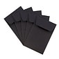 JAM Paper #1 Coin Business Envelopes, 2.25 x 3.5, Black, 25/Pack (352527801)