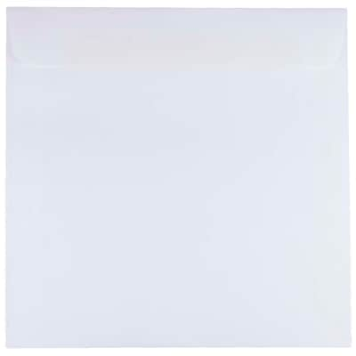 JAM Paper 8.5 x 8.5 Square Invitation Envelopes, White, 50/Pack (4231I)