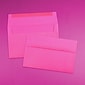 JAM Paper® A10 Colored Invitation Envelopes, 6 x 9.5, Ultra Fuchsia Pink, 50/Pack (16577I)