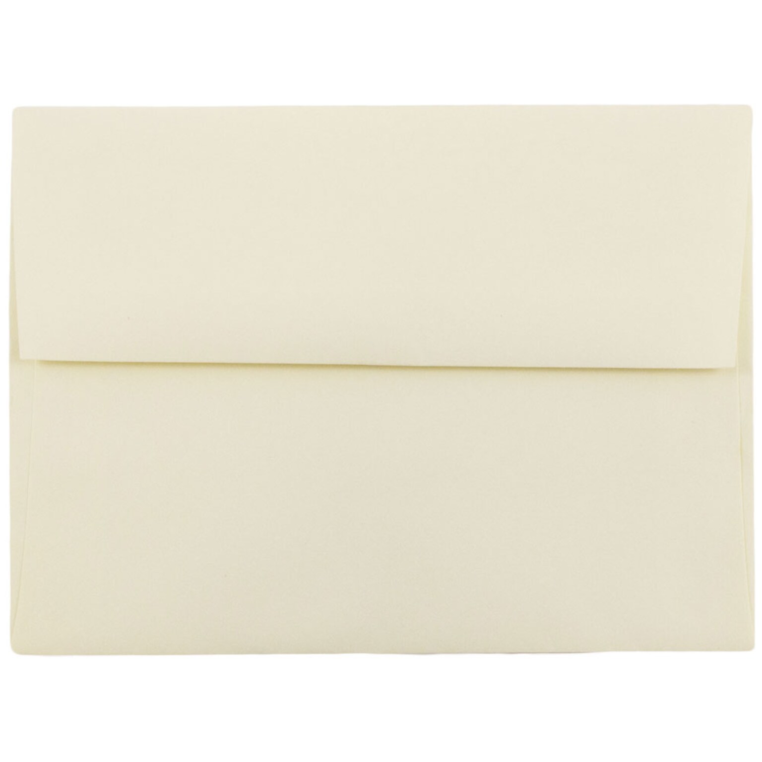 JAM Paper A6 Strathmore Invitation Envelopes, 4.75 x 6.5, Ivory Wove, 50/Pack (900913185I)
