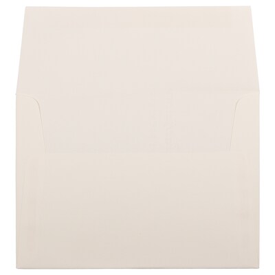 JAM Paper A7 Strathmore Invitation Envelopes, 5.25 x 7.25, Ivory Wove, 50/Pack (191188I)
