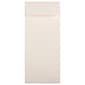JAM Paper Strathmore Open End #11 Currency Envelope, 4 1/2" x 10 3/8", Natural White, 500/Pack (900905923H)