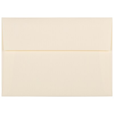 JAM Paper® A7 Strathmore Invitation Envelopes, 5.25 x 7.25, Ivory Laid, Bulk 250/Box (191203H)