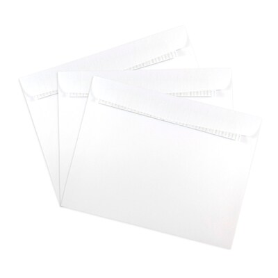 JAM Paper Peel & Seal Open End Catalog Envelope, 9" x 12", White, 500/Pack (356828785)