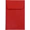 JAM Paper #1 Coin Business Colored Envelopes, 2.25 x 3.5, Red Recycled, 25/Pack (356730632)