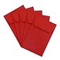 JAM Paper #1 Coin Business Colored Envelopes, 2.25 x 3.5, Red Recycled, 25/Pack (356730632)