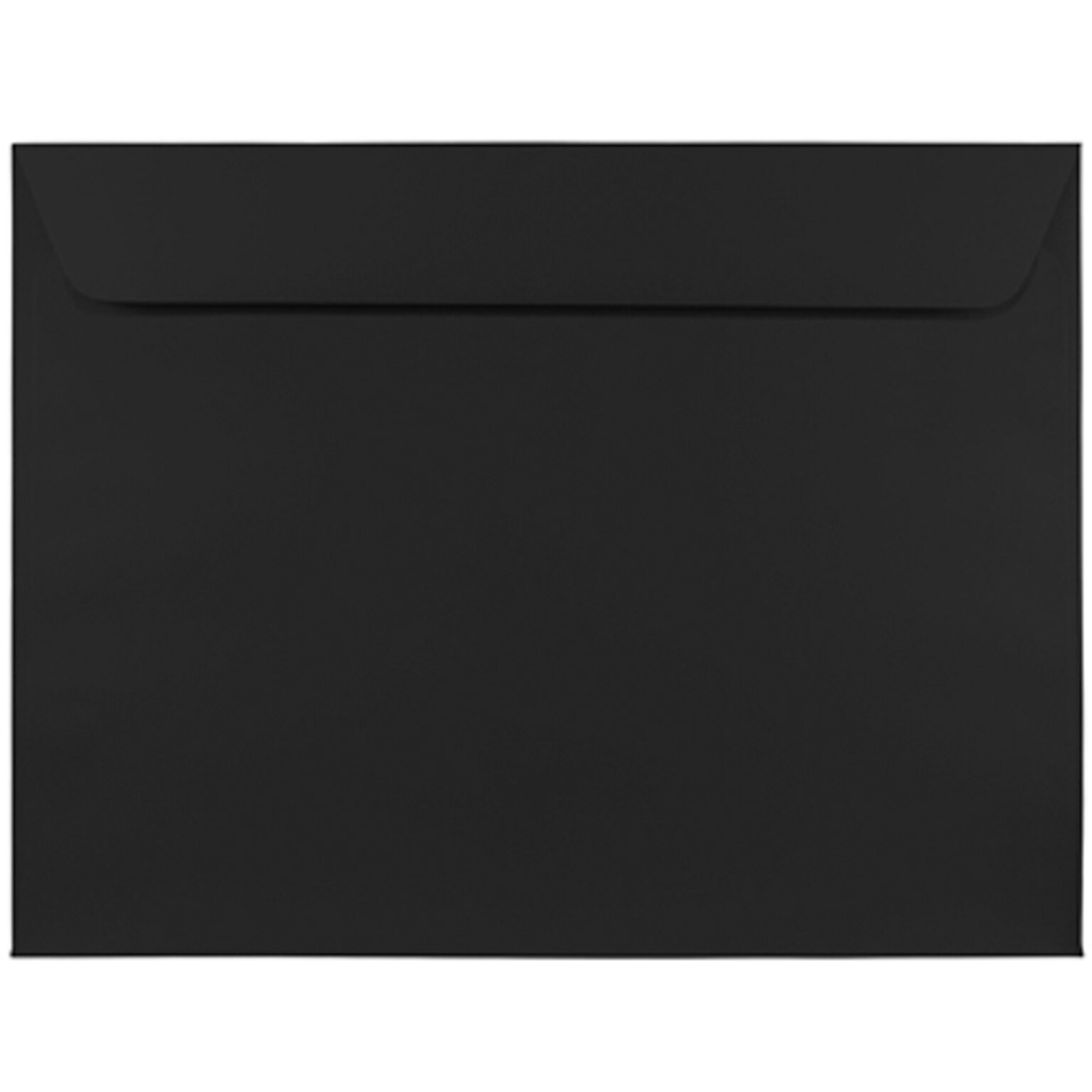 JAM Paper 9 x 12 Booklet Envelopes, Black, 100/Pack (2112755c)