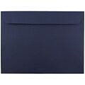 JAM Paper 9 x 12 Booklet Envelopes, Navy Blue, 50/Pack (263916011i)