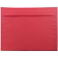 JAM Paper Open End Catalog Envelope, 9 x 12, Red, 250/Box (17253H)