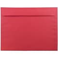 JAM Paper Booklet Envelope, 9 x 12, Red, 50/Pack (17253I)