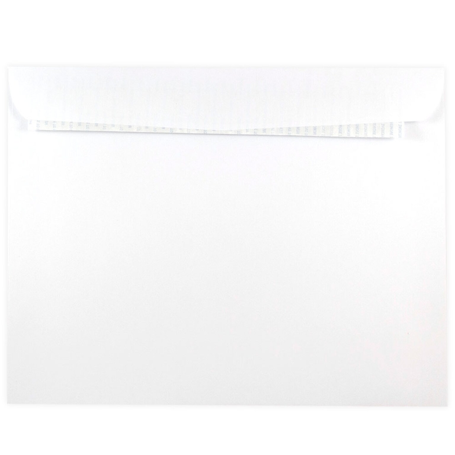 JAM Paper Peel & Seal Booklet Envelope, 9 x 12, White, 25/Pack (356828785A)