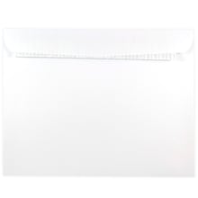 LUX Moistenable Glue Security Tinted #10 Double Window Payroll Envelope, 4 1/8 x 9 1/2, White, 50/