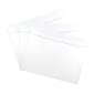 LUX Moistenable Glue Security Tinted #10 Double Window Payroll Envelope, 4 1/8" x 9 1/2", White, 50/Pack (10DW-24W-50)