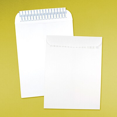 JAM Paper® 10 x 13 Open End Catalog Envelopes with Peel and Seal Closure, White, 100/Pack (356828782d)